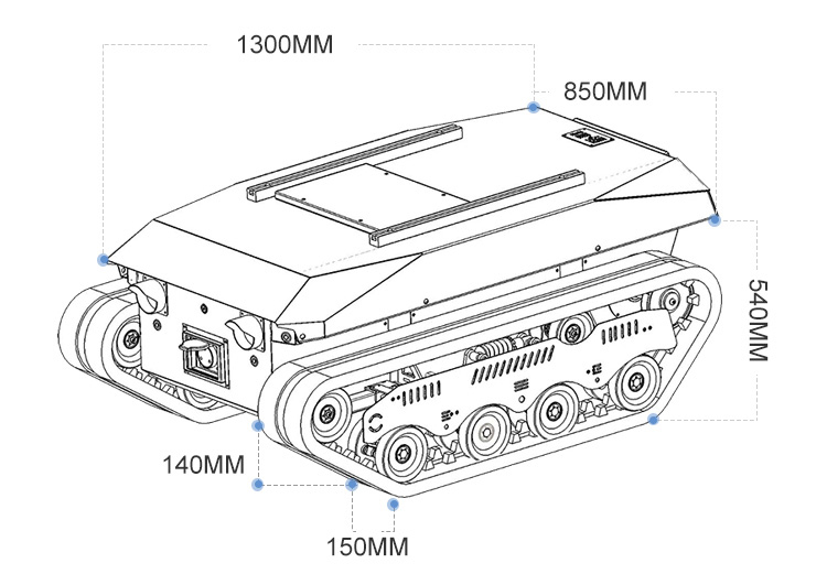 Crawler Dumper Truck Chassis w - Robot Chassis 评论和价格