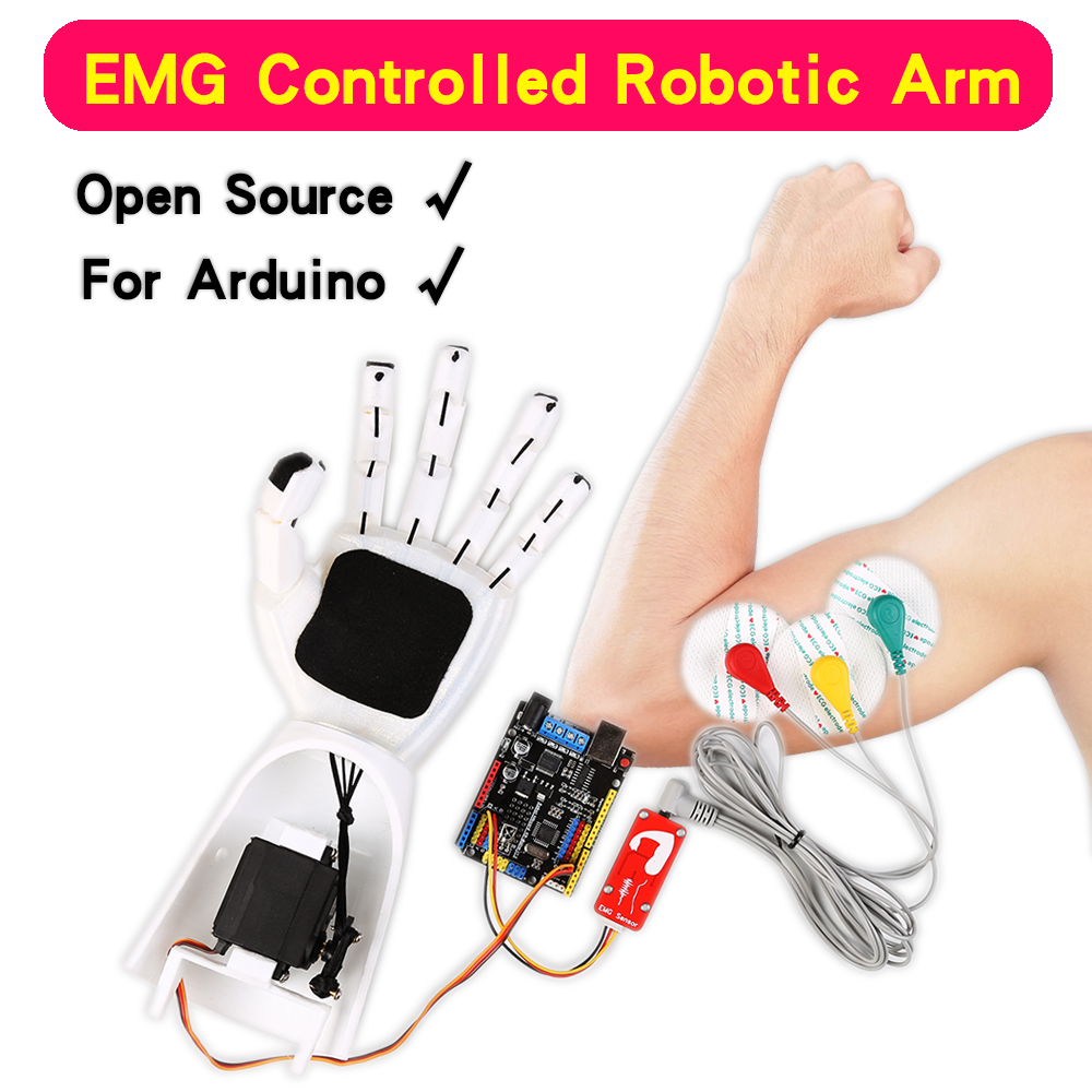 EMG Sensor Robotic Arm Electri - Robot Arm Kit 评论和价格