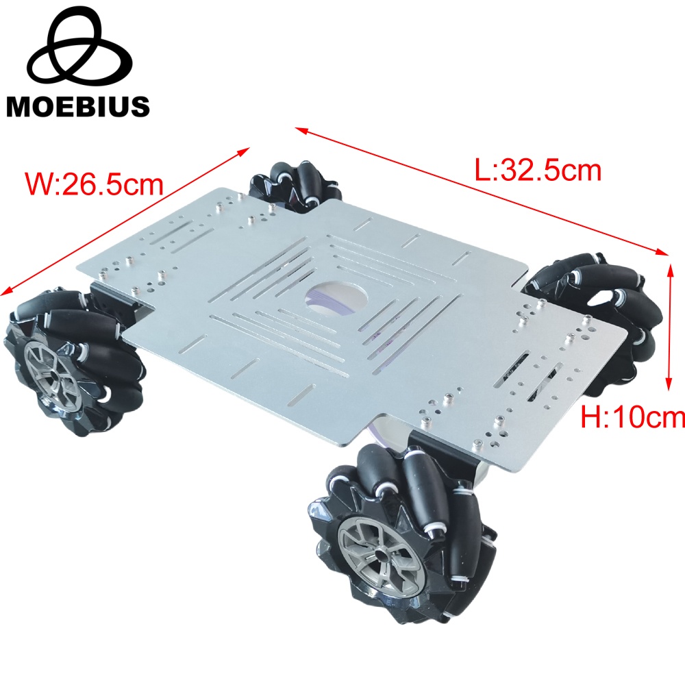 MOEBIUS 26KG Load 4WD Mecanum  - Robot Arm Kit 评论和价格