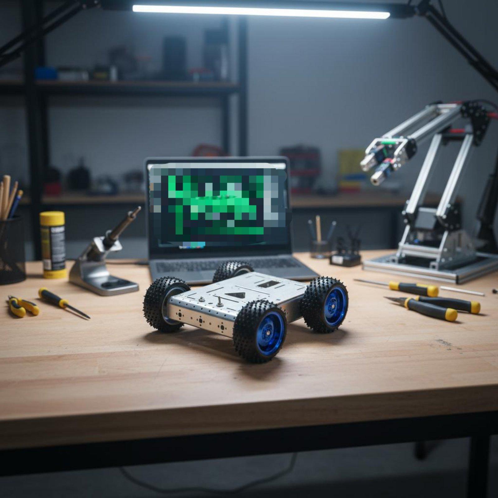 4WD Smart Car Chassis Stable 4 - Robot Chassis 评论和价格