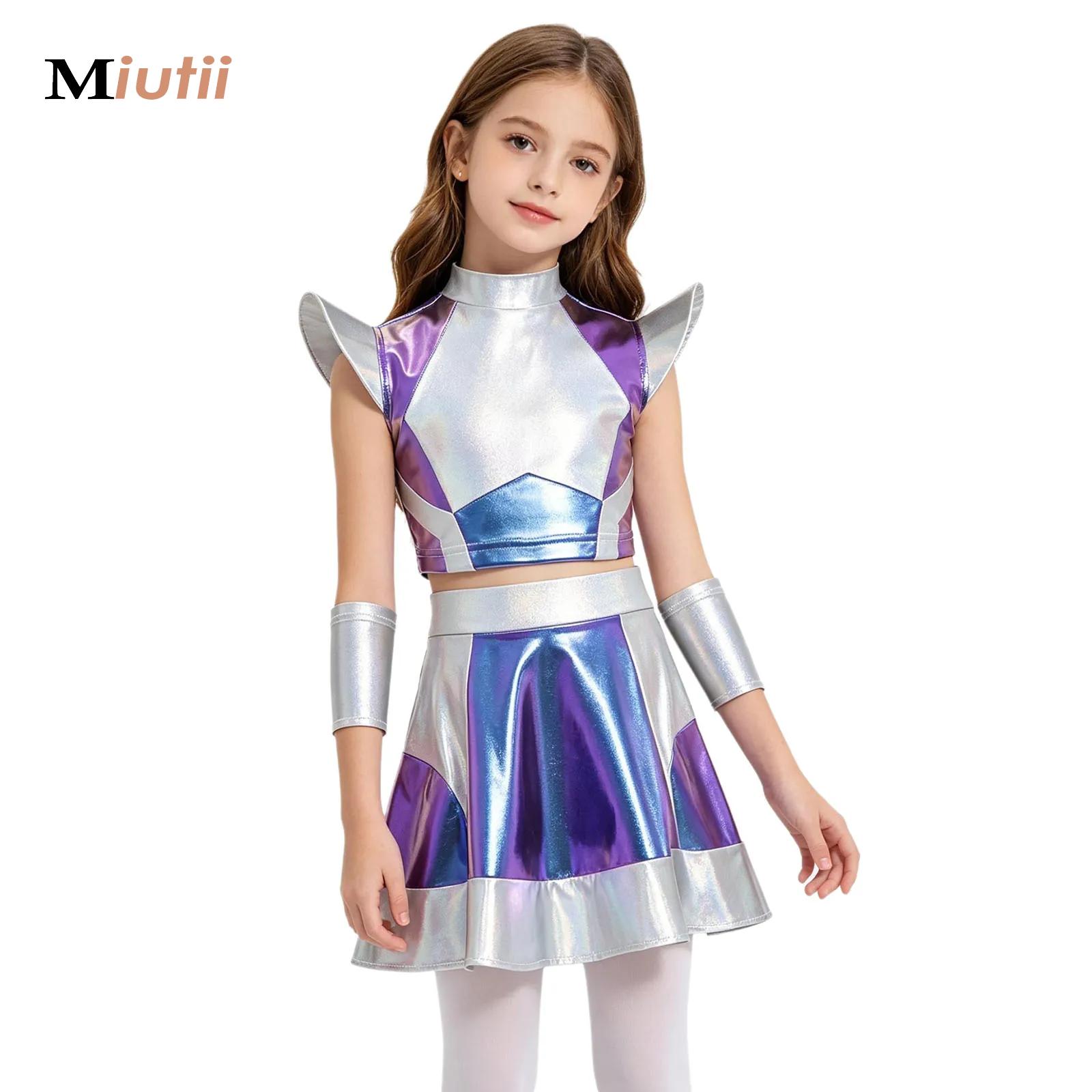 Girls Silver Astronaut Costume - Robot Kit 评论和价格