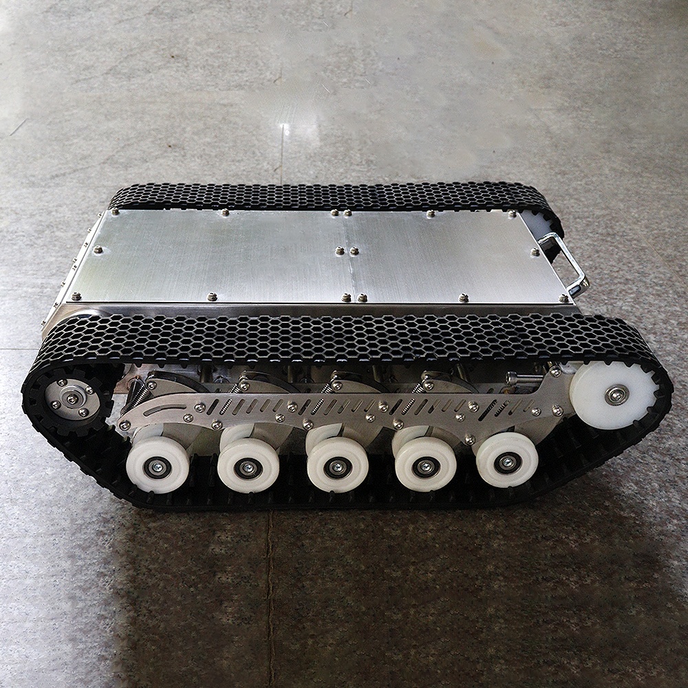 Rubber Track Robot Chassis Pla - Robot Chassis 评论和价格