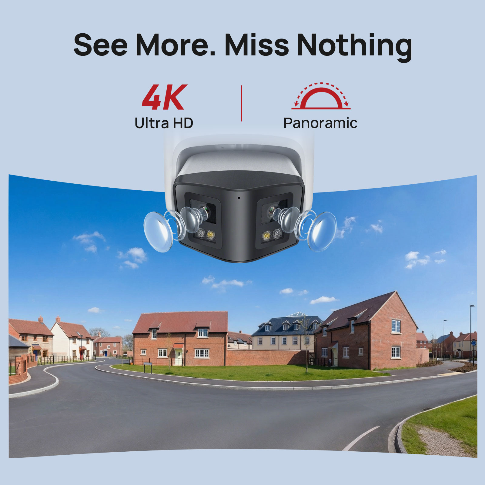 Vikylin 8MP Panoramic Smart Du - Pan Tilt Bracket 评论和价格