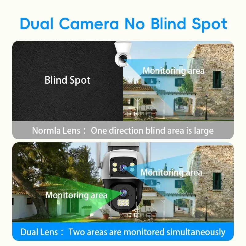 8MP 4K WIFI IP Camera PTZ Outd - Pan Tilt Bracket 评论和价格