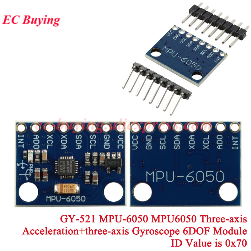 1-10Pcs GY-521 MPU-6050 MPU605 - Accelerometer Mpu6050 评论和价格