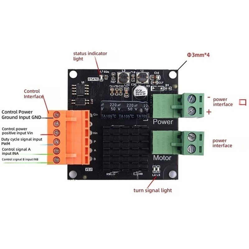 12/24V 16A DC Motor Driver Mod - Motor Driver Module 评论和价格