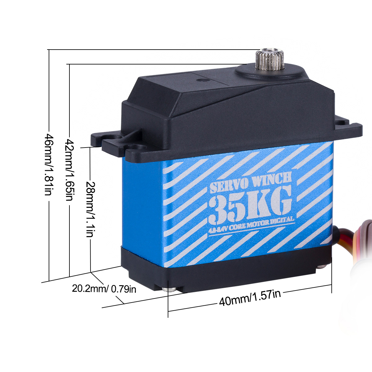 35KG Digital Servo 360° Large  - Line Follower Robot 评论和价格