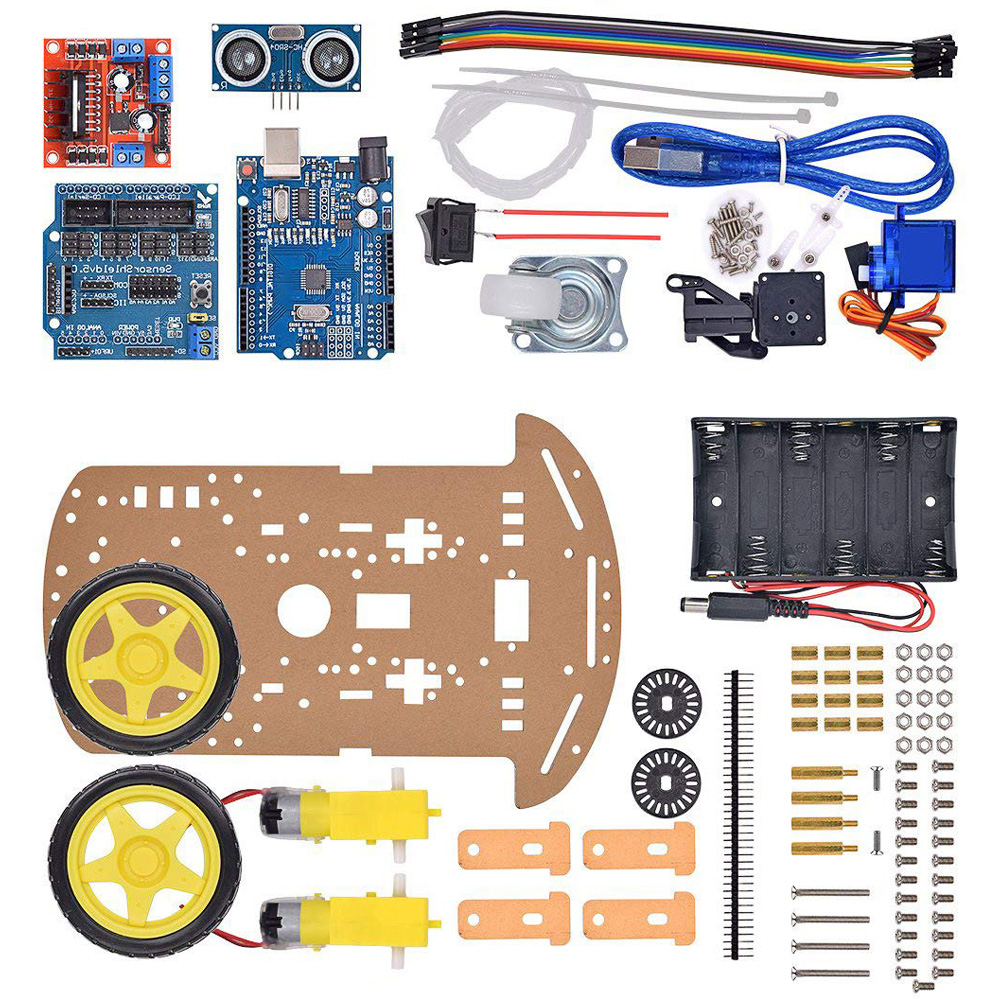 Modular Robot Car Chassis Kit  - Line Follower Robot 评论和价格