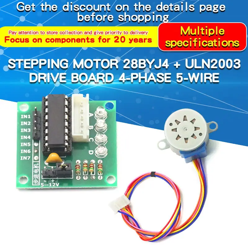 1PCS 28BYJ4 Stepper Motor ULN2 - Uln2003 Driver 评论和价格