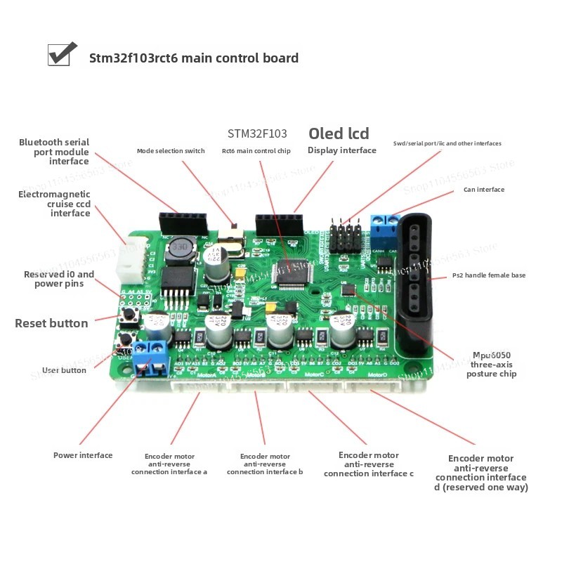 32-bit MCU Main Control Board  - Line Follower Robot 评论和价格