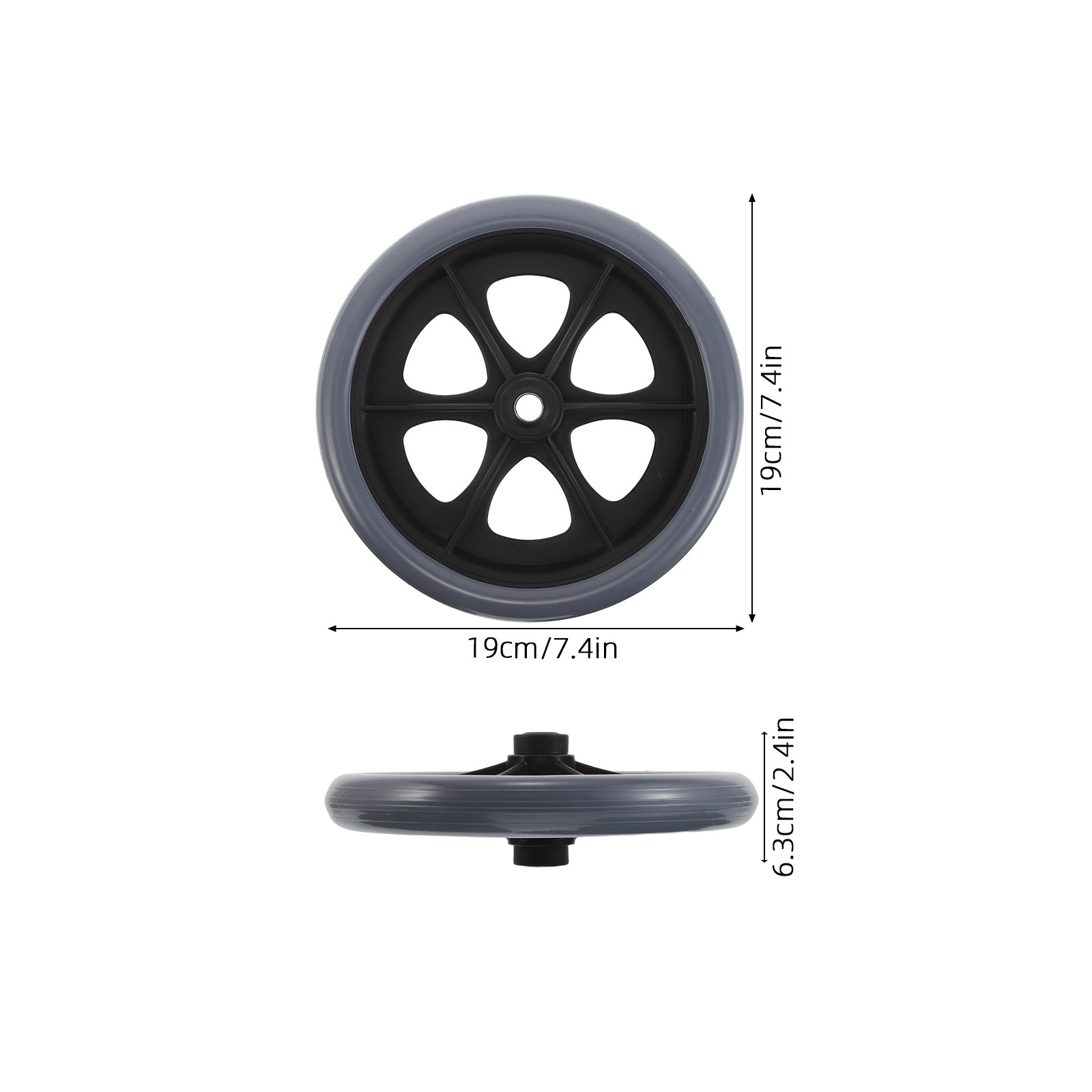 2Pcs Universal Wheelchair Fron - Caster Wheel 评论和价格