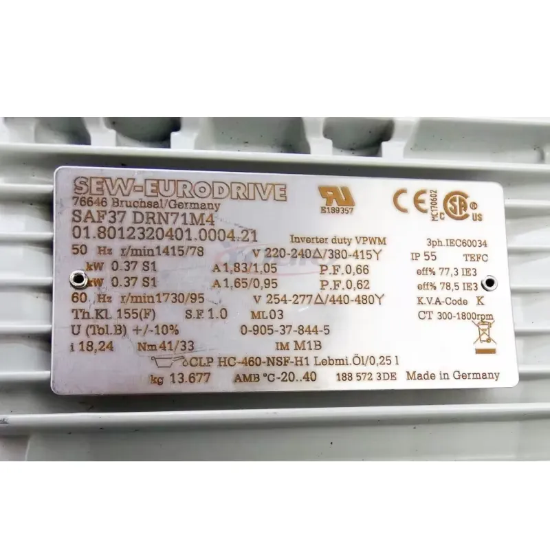 for SEW EURODRIVE SAF37 DRN71M - Geared Motor 评论和价格